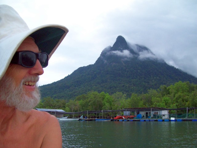 Jerry and Mt Santubong by Sara